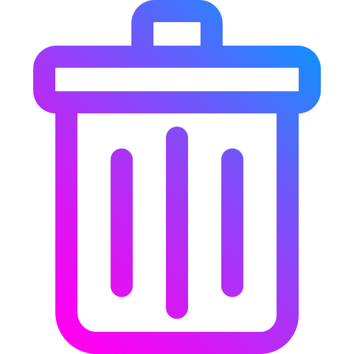 Garbage Generic Gradient icon