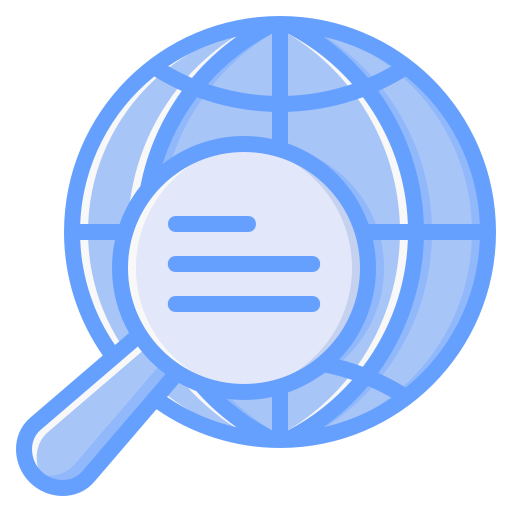 Global research Generic Blue icon