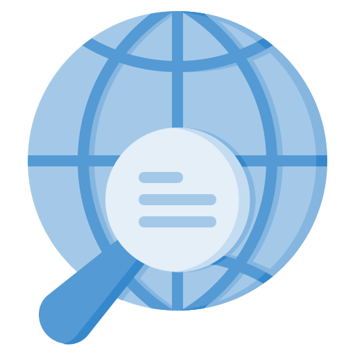 investigación global Generic Flat icono