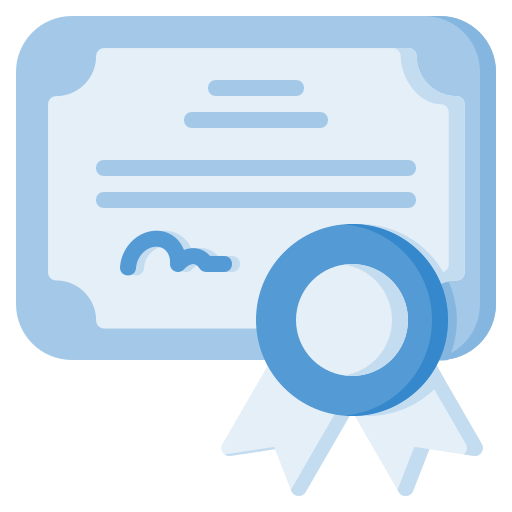certificado Generic Flat icono