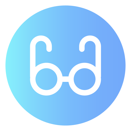 Eyeglasses Generic Flat Gradient icon