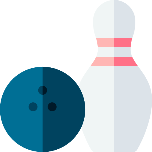 bowling Basic Rounded Flat Icône