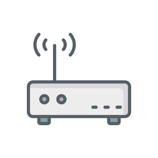 router de wifi Dinosoft Lineal Color icono
