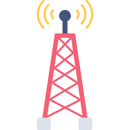 Signal tower Dinosoft Flat icon