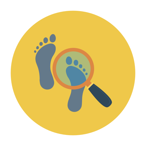 Footprint Dinosoft Circular icon