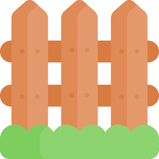 Fence Kawaii Flat icon