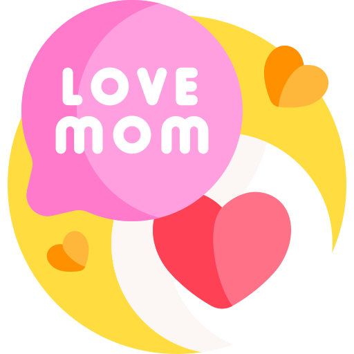 ich liebe mama Detailed Flat Circular Flat icon