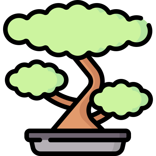 bonsai Special Lineal color icono