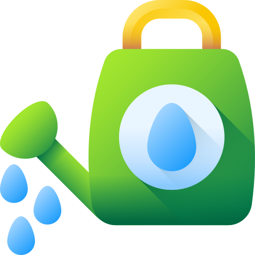 물 뿌리개 3D Color icon