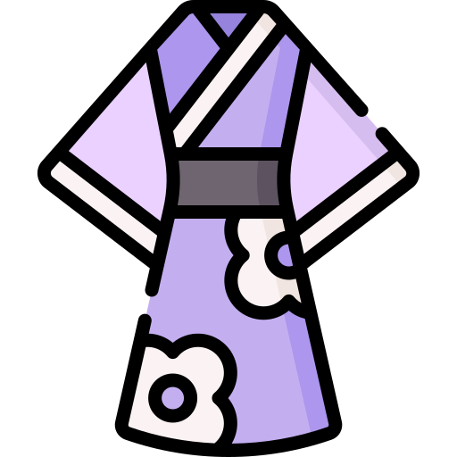 kimono Special Lineal color icona