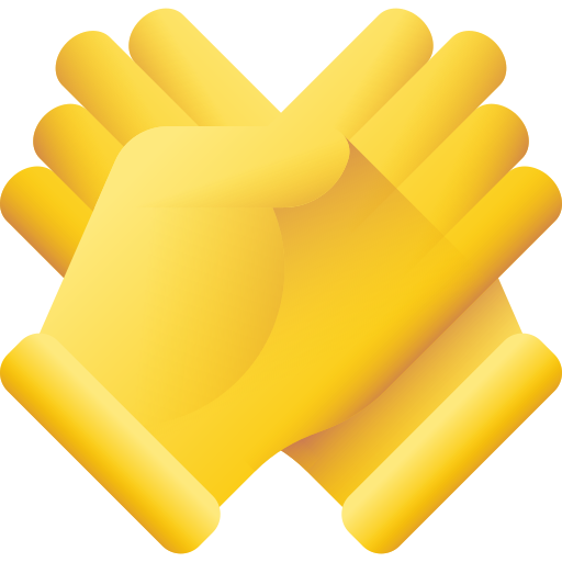 Gloves 3D Color icon