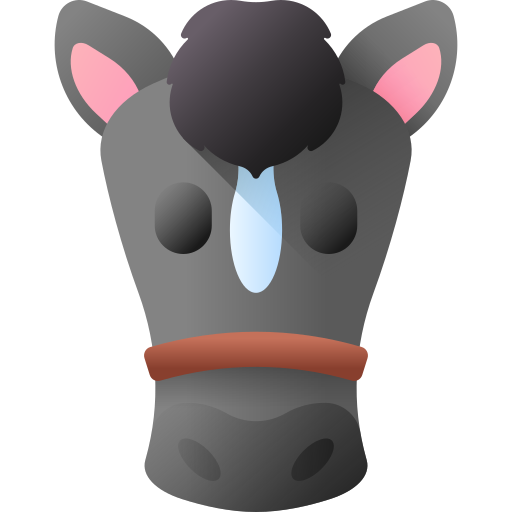 Horse 3D Color icon