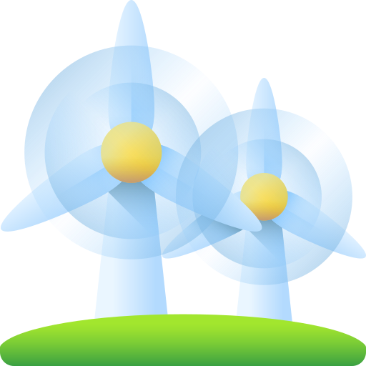 Windmill 3D Color icon