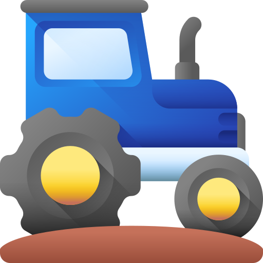Tractor 3D Color icon