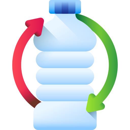 Бутылка 3D Color иконка