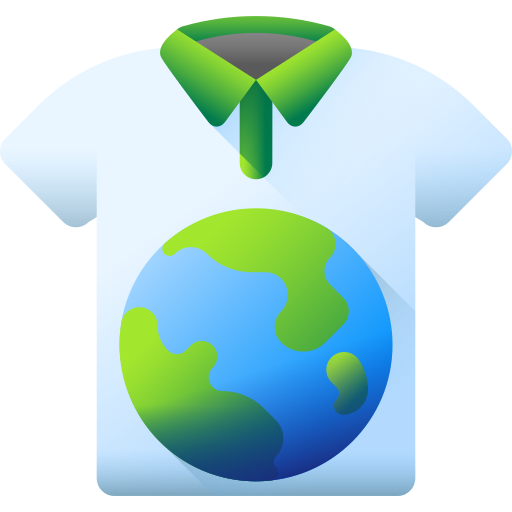 camisa 3D Color icono