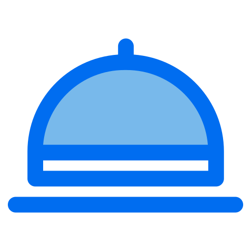 Food tray Generic Blue icon