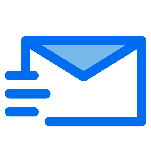 e-mails Generic Blue icon