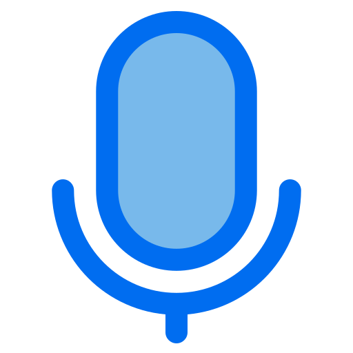 podcast Generic Blue Ícone
