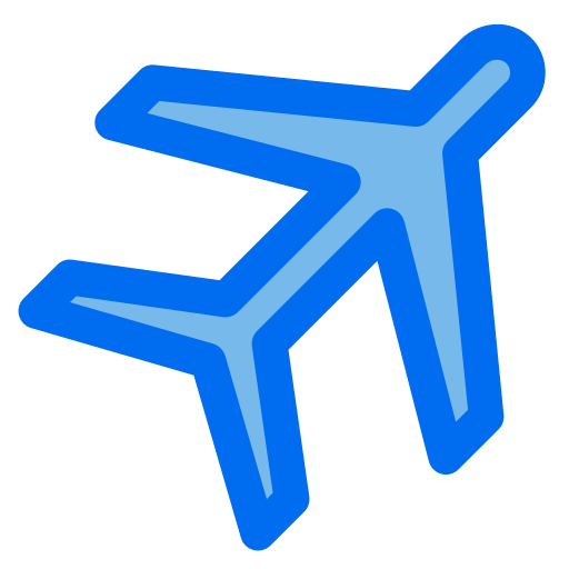 flugzeuge Generic Blue icon