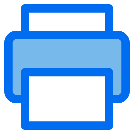 Printers Generic Blue icon