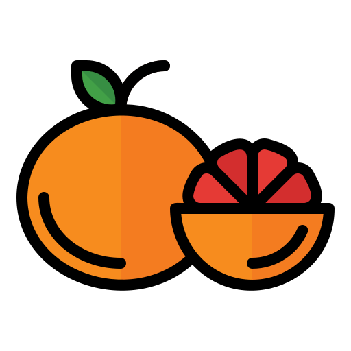 グレープフルーツ Generic Outline Color icon