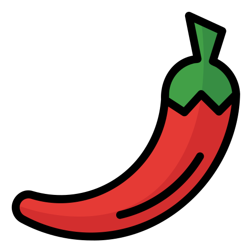 Chili Generic Outline Color icon