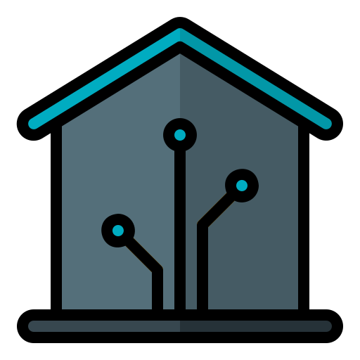 Smart house Generic Outline Color icon