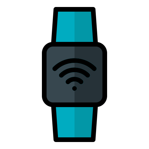 orologio intelligente Generic Outline Color icona