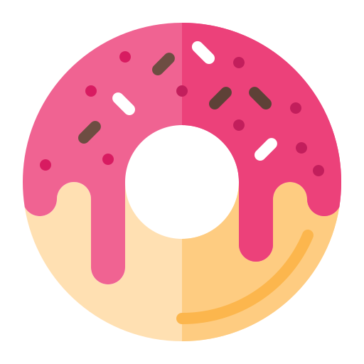 donut Generic Flat Icône