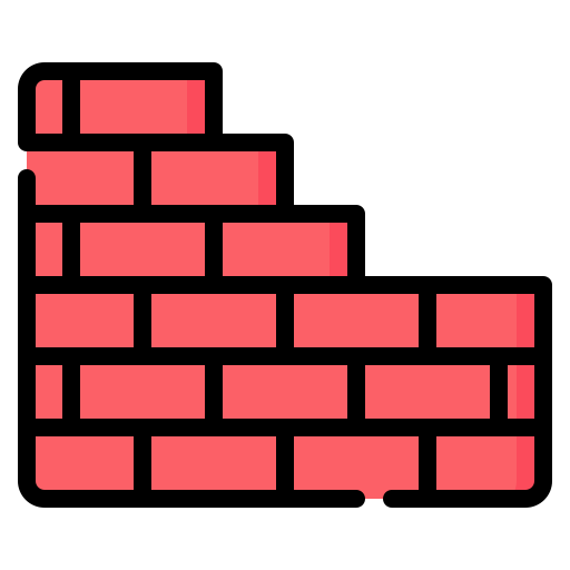 mur de briques Generic Outline Color Icône