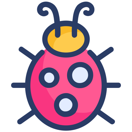 Ladybug Generic Outline Color icon