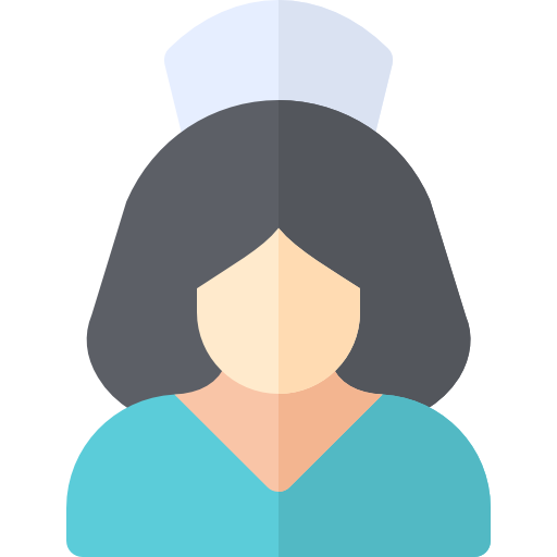 verpleegkundige Basic Rounded Flat icoon