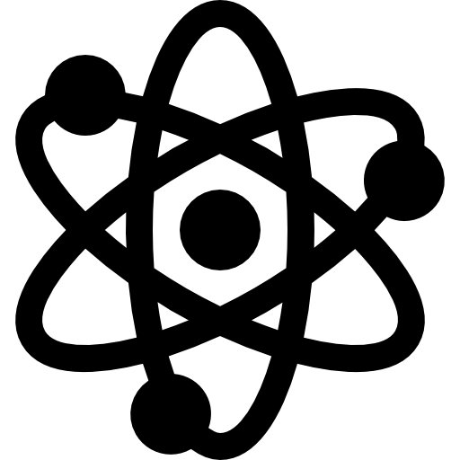 atomowy Basic Rounded Filled ikona