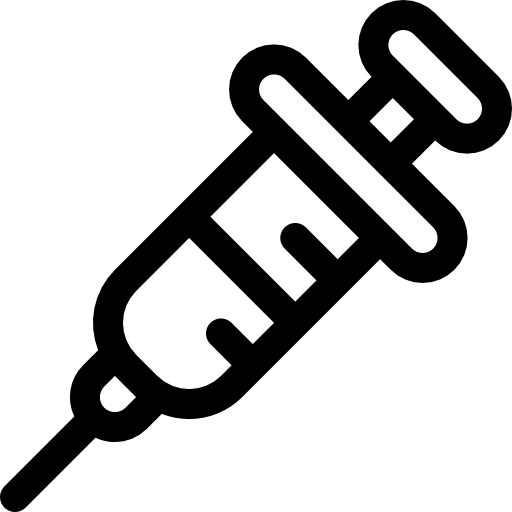 Шприц Basic Rounded Lineal иконка