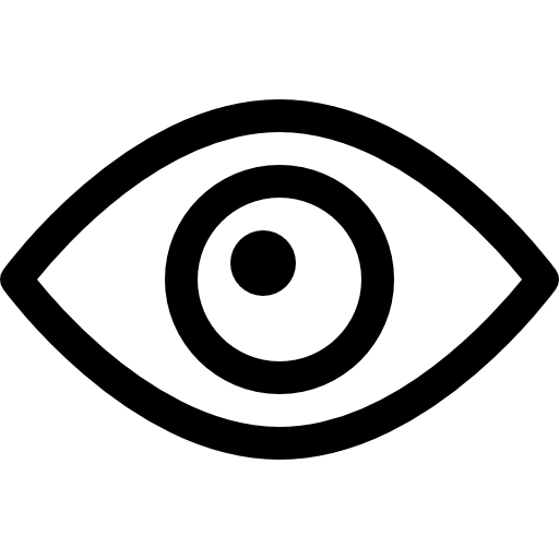 눈 Basic Rounded Lineal icon