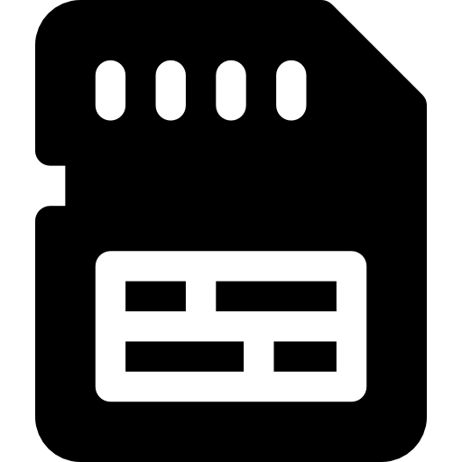 sdカード Basic Rounded Filled icon