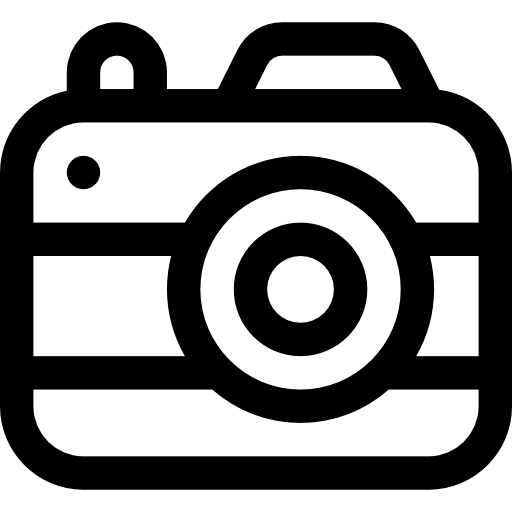 camera Basic Rounded Lineal icoon