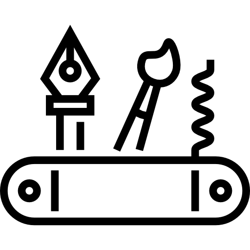 Swiss army knife Detailed Straight Lineal icon