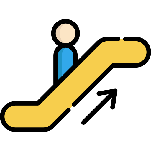 rolltreppe Special Lineal color icon
