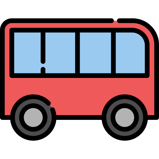 autobús Special Lineal color icono