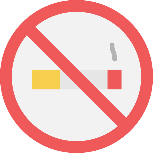 No smoke Special Flat icon