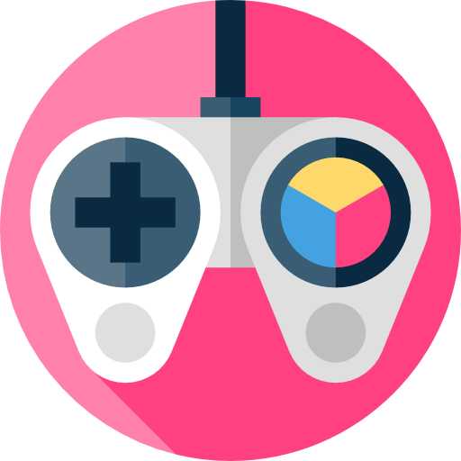 Gamepad Flat Circular Flat icon