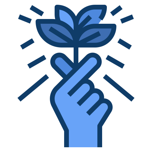 Environment protection Generic Blue icon