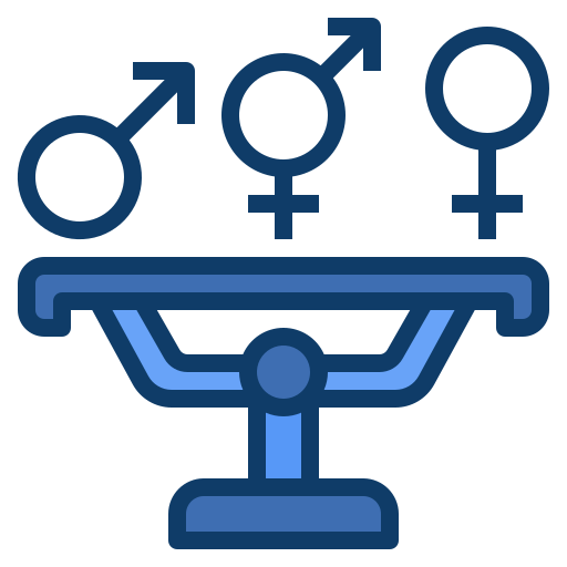 gleichberechtigung Generic Blue icon