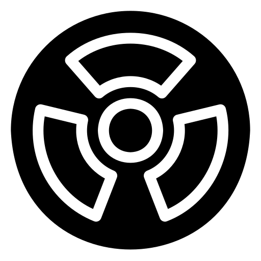 sinal de radiação Generic Glyph Ícone