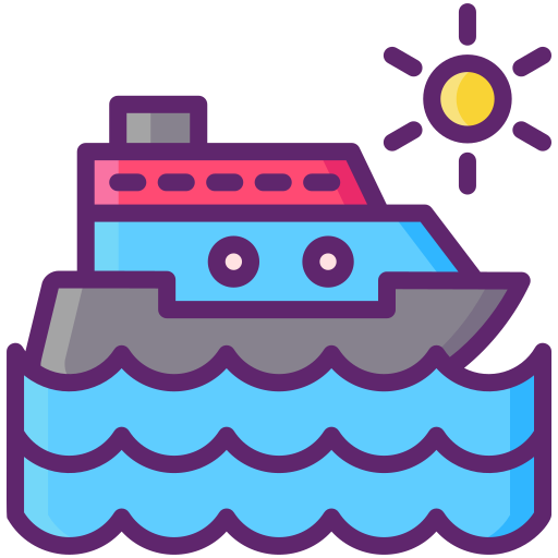 Cruise Flaticons Lineal Color icon