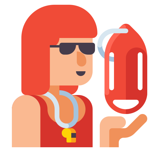 rettungsschwimmer Flaticons Flat icon