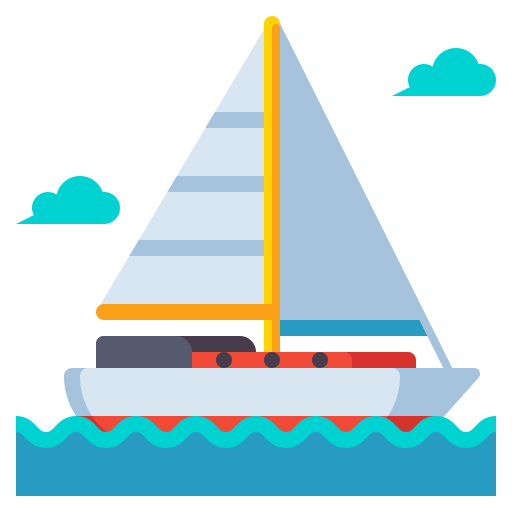 Sailing boat Flaticons Flat icon