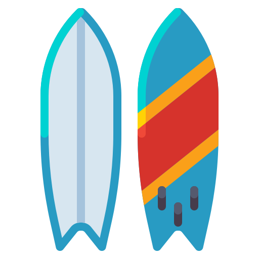 tabla de surf Flaticons Flat icono